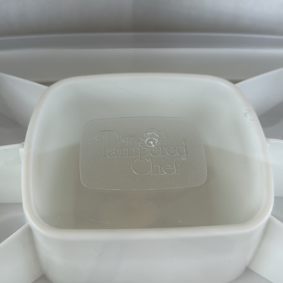 Pampered Chef Chillzanne Rectangular Server #2781 Deviled Egg / Veggie Tray - Picture 3 of 17